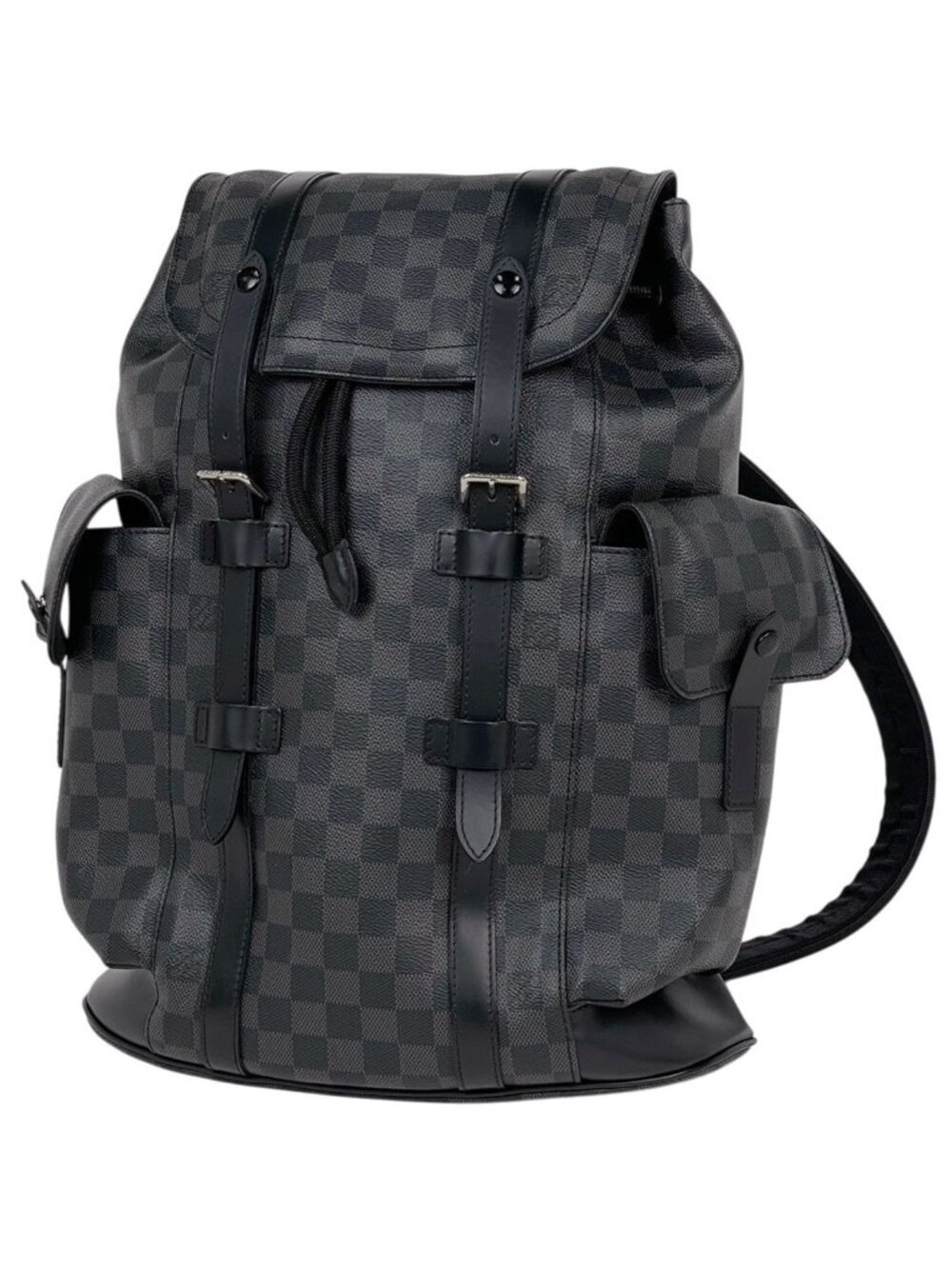 Louis Vuitton Christopher MM Backpack Damier Graphite Noir